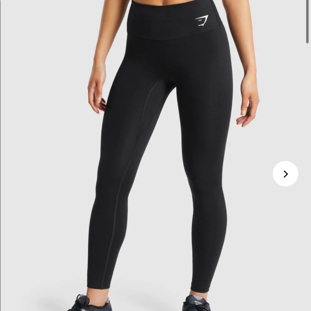 GYMSHARK BLACK TRAINING LEGGINGS